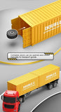 E664 Remote Control Engineering Vehicle Container Truck Flat Trailer Toy