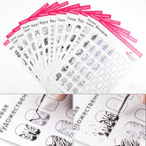 Nail Art Training Practice Book Lines Drawing Painting Learning