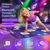 Bluetooth Music Dancing Mat For Kids Educational Puzzle Adventure Game