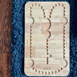 Wooden Beads Board Craft Pendant