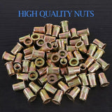 Plated Color Zinc Flat Head Pull Rivet Nut