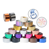 Electrochemical Aluminum Leather Plastic Hot Gold Foil Branding Multi-color Optional Cutting On Demand