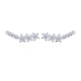 Diamond Snowflake Female All Match Luxury Earrings