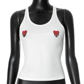 Women's Simple Loose Sleeveless Heart Printing Vest