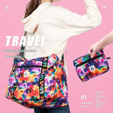 Travel Bag Large Capacity Lightweight Tote Business Traveling Luggage Bag Can Cover Trolley Case