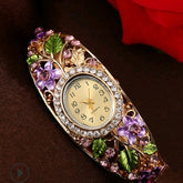 Popular Models High-grade Diamond National Wind Painting Accessories Female Bracelet Watch