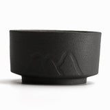 Vintage black pottery cup