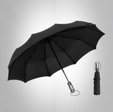 Wind Resistant Folding Automatic Umbrella Rain Women Auto Luxury Big Windproof Umbrellas Rain For Men Black Coating 10K Parasol
