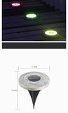 Outdoor Solar Lawn Garden Underground Light