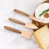 Stainless Steel Wooden Handle Cheese Scraper Fromage Tools