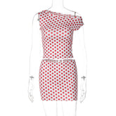 Top Sheath Slim Fit Skirt Suit Women
