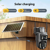 360 Night Vision 6 Million HD Night Vision Full Color Solar Camera