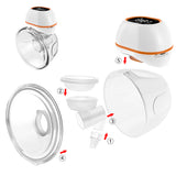 Wearable Electric Breast Pump For Postpartum Pumping Without Hand