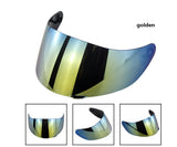 Motorcycle helmet lens