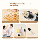 All-in-one Microphone With Speaker For Kids Portable Family Outdoor Karaoke