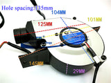 Hydraulic bearing 12V air conditioner blower