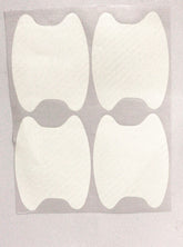 4pcs Set Of Door Stickers Carbon Fiber Scratch-resistant Car Handle Stickers