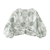 Spring Vacation Style Embroidered Short Top Shorts Suit