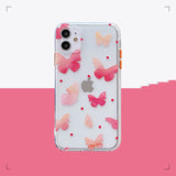 Colorful butterfly cell phone case