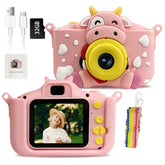 Children's Cartoon Digital Camera HD Photo Video Children's Camera Blue Children's Toy Gift