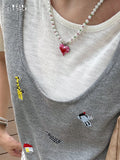 Pendant Pearl Necklace Women's Clavicle Chain