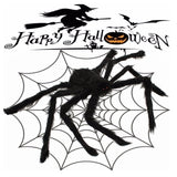 Halloween Ghost Festival Supplies Bar Decoration Props Plush Spider Haunted House Prop Indoor Outdoor Giant Decor