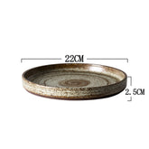 Retro Style Fashion Simple Rough Pottery Tableware