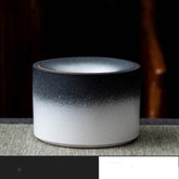 Rough Black Pottery Ashtray Creative Living Room Light Luxury Office