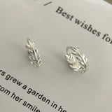 Olive Leaf Ear Clip Female Small And Simple Design Sense