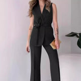 Women's Simple Solid Color Fashion Casual Elegant Outfit