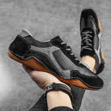 Casual Versatile Octopus Gommino Lace-up Hot Fashion Fashionmonger Men's Shoes