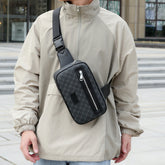 Men's Chest Printed Light Luxury Cross-border Shoulder Bag Casual