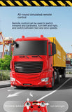 E664 Remote Control Engineering Vehicle Container Truck Flat Trailer Toy