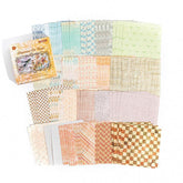 100 Pcs Vintage Pattern DIY Scrapbooking Decorative Paper
