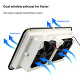 Refrigerator Ventilating Fan Cooling Vent Louver