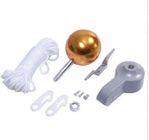 Fittings Outdoor Wall Flagpole Fittings Retractable Aluminum Alloy Flagpole Base