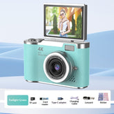 4K Digital Camera With High Pixel Count And HD Quality Perfect For Selfies And Easy Photo Uploads To Your Phone