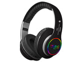 Folding LED Wireless Over-Ear Bluetooth Sports Headphones