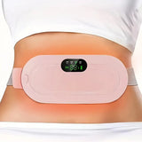 Portable Heating Pad, Cordless Heating Pad With 3 Heat Levels And 4 Massage Modes