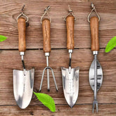 Wooden Handle Steel Gardening Tools Small Shovel