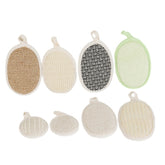 Household Luffa Points Linen Cotton Cleaning Sisal Bath Supplies Face Wiping Towel
