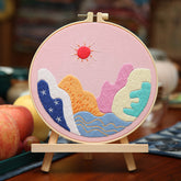 Embroidery Diy Handmade Material Package Hanging Painting Needlework Practice Bag