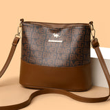 Retro Soft Leather Simple Versatile Messenger Bag