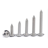 Stainless Steel Cross Big Head Self-tapping Screw Mushroom-shaped Haircut Round Head