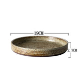 Retro Style Fashion Simple Rough Pottery Tableware