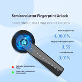 Graffiti Bluetooth Smart Door Lock For Home And Office, With Fingerprint Recognition