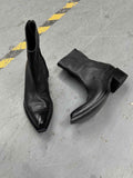 British Wizard Retro Spiral Oblique Zipper Martin Boots