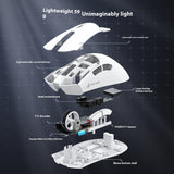 Attack Shark Wireless Bluetooth Three-model Lightweight Mouse E-sports Games Office