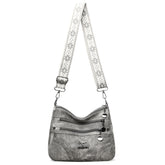 One-shoulder Soft Leather Tote All-match Women's Bag For The Middle-aged