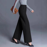 Women's Solid Color Straight Casual Pants